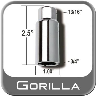 Gorilla Automotive - Gorilla 1316-34L Lug Wrench Adapter Thin Wall 13/16" 3/4" Long