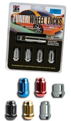 Gorilla Automotive - Gorilla 21123BL Small Lug Nut Acorn QTY 20 w/Key Blue 12mm x 1.25