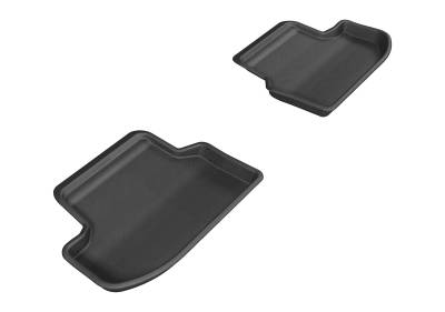 3D MAXpider - MAXpider L1BM05821509 Kagu Floor Mat Rear Black BMW 5 Series