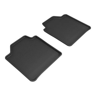 3D MAXpider - MAXpider L1BM04821509 Kagu Floor Mat Rear Black for BMW 3 Series Gran Turismo