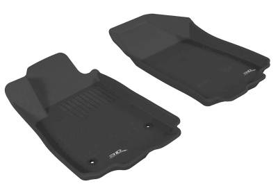3D MAXpider - MAXpider L1CH02911509 Kagu Floor Mat Front Black Chevrolet Sonic