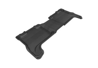 3D MAXpider - MAXpider L1CH02721509 Kagu Floor Mat Rear Black Chevrolet Colorado Crew
