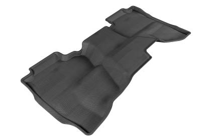 3D MAXpider - MAXpider L1CH03921509 Kagu Floor Mat Rear Black Silverado Double Cab