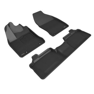 3D MAXpider - MAXpider L1LX02201509 Kagu Floor Mat F&R Black for 11-17 CT200h