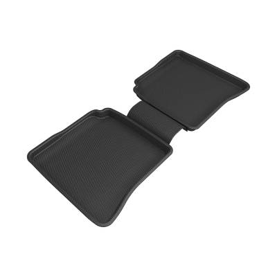 3D MAXpider - 3D MAXpider L1MB00621509 Kagu Floor Mat Rear Black for 07-13 Mercedes S-Class