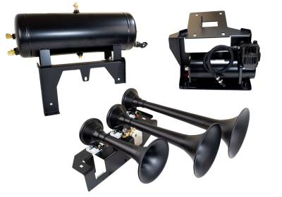 Kleinn Automotive Accessories - Kleinn Automotive TUN-734 Onboard Air System w/Train Horn for 07-21 Tundra