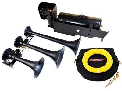 Kleinn Automotive Accessories - Kleinn Automotive SDKIT-734 Ultimate Train Horn & Onboard Air System