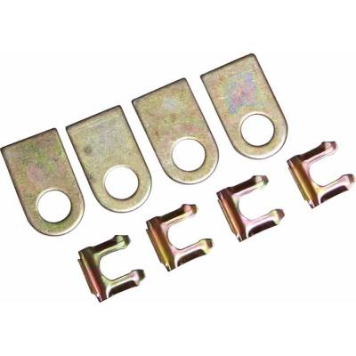 Vintage Parts - Vintage Parts VPABLT1 Brake Line Tab Kit 4 Tabs & Clips