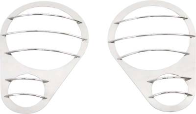 Kentrol - Kentrol 30579 Polished Headlight Guards Pair for 07-18 Jeep Wrangler JK