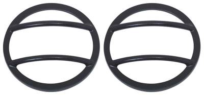 Kentrol - Kentrol 80014 Textured Black Fog Light Cover Pair for 07-18 Jeep Wrangler JK