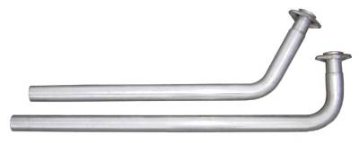 Pypes Performance Exhaust - Pypes DGU10S Stainless Steel Manifold 2.5" Downpipes 2 Bolt for 78-88 Chevy