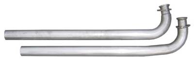 Pypes Performance Exhaust - Pypes DGA13S Stainless Steel 2.5" Downpipes w/Standard 3 Bolt for 67-69 Pontiac