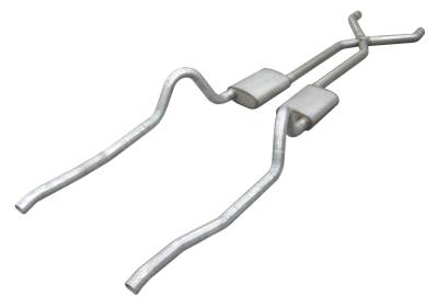 Pypes Performance Exhaust - Pypes SMA10S Crossmember Back w/X-Pipe Exhaust System for 67-73 Mopar A-Body
