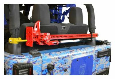 Steinjager - Steinjager High Lift Jack Roll Bar Mount Lemon Peel for Jeep JK 2DR J0047595