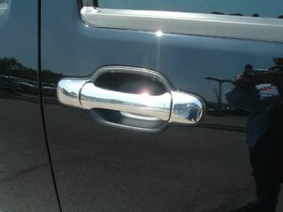 TFP - TFP 418KE Door Handle Cover Trim for Chevy/GMC/Cadillac Chrome