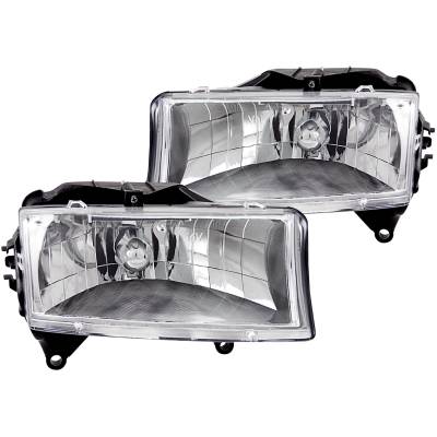 Anzo USA - Anzo USA 111021 Chrome Crystal Headlight Set for Dodge Dakota/Durango