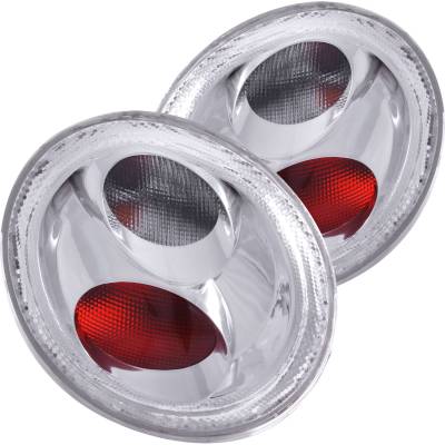 Anzo USA - Anzo USA Chrome Euro Clear Lens Taillight Set for Volkswagen Beetle 221118