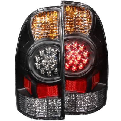 Anzo USA - Anzo USA Black LED Clear Lens Taillight Set for Tacoma 311042