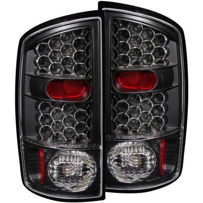 Anzo USA - Anzo USA Black LED Clear Lens Taillight Set for Ram Trucks 311018