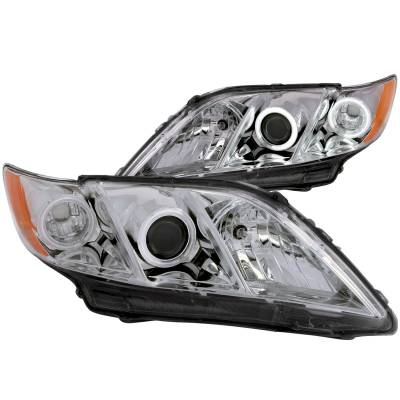 Anzo USA - Anzo USA 121180 Projector Headlight Set w/CCFL Halo Chrome for 07-09 Camry