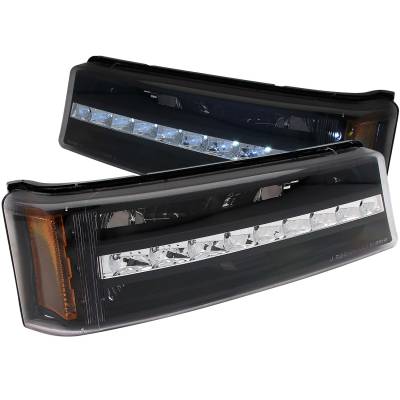Anzo USA - Anzo USA 511067 LED Clear Lens Turn Signal/Parking Light for Silverado/Avalanche