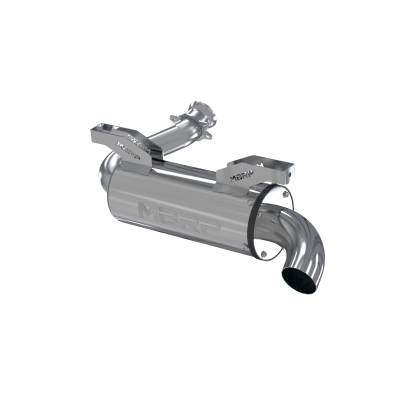 MBRP Exhaust - MBRP Exhaust AT-9801PT Performance Muffler w/Spark Arrestor Packed Muffler