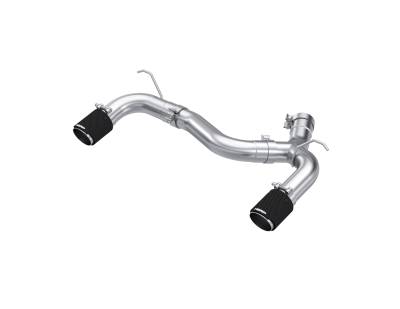 MBRP Exhaust - MBRP Exhaust S45003CF 3" Axle-Back Dual Rear Exit T304 w/CF Tips