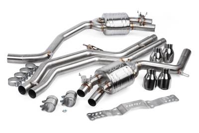 APR - APR CBK0009 Cat-Back Exhaust Kit for 13-18 Audi S6 S7 4.0
