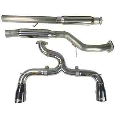 Injen - Injen SES9004 Performance Exhaust for 16-18 Ford Focus RS L4-2.3L Turbo