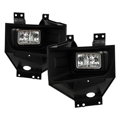 Spyder Auto - Spyder Auto 9051098 Fog Lights w/Switch Clear for 17-19 F250/F350 Super Duty