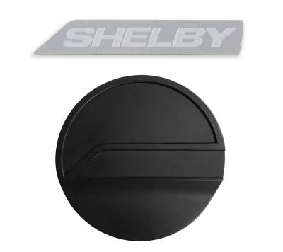 Drake Muscle - Drake Muscle JR3B-6640526-BK 15-22 Ford Mustang Fuel Filler Door