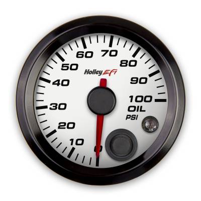 Holley EFI - Holley EFI 553-127W Oil Pressure Gauge