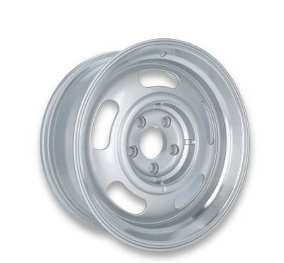 REV Wheels - REV Wheels 107S 17x7 5x4.75/5.0 0mm Silver/Machined 107S-7700600