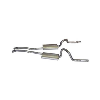 Scott Drake - Scott Drake D1ZZ-5257-TRK Exhaust System for 71-73 Ford Mustang