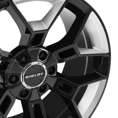 Carroll Shelby Wheels - Carroll Shelby Wheels CS45 20x9 6x135 12mm Black Chrome CS45-295512-BS