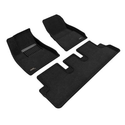 3D MAXpider - 3D MAXpider L1TL06904709 ELEGANT F&R Floor Mats for 24-25 Tesla Model 3
