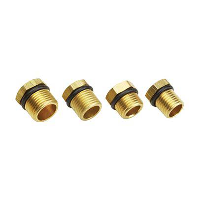 Equus - Equus E9861 Adapters Elec WTemp 4 Pcs 1/8" NPF To 3/8" NPT 1/2" NPT 1/4"