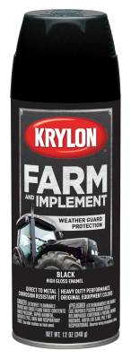 Krylon - Krylon 1931 Farm & Implement Paints Farm Gloss Black 12oz