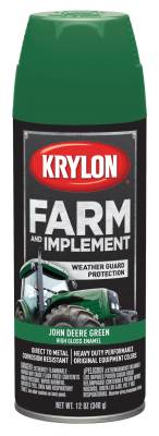 Krylon - Krylon 1932 Farm & Implement Paints Aerosol Tractor Green 12oz