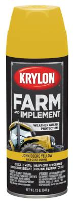 Krylon - Krylon 1934 Farm & Implement Paints 12oz Gloss JD Yellow
