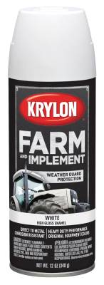Krylon - Krylon 1937 Farm & Implement Paints 12oz Gloss White