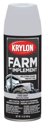 Krylon - Krylon 1942 Farm & Implement Paints 12oz Gloss Gray/Silver