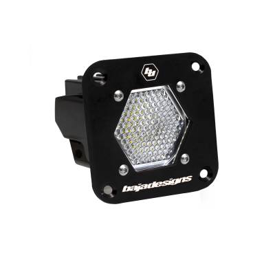 Baja Designs - Baja Designs 381006 S1 Black Flush Mount Auxiliary Light Pod