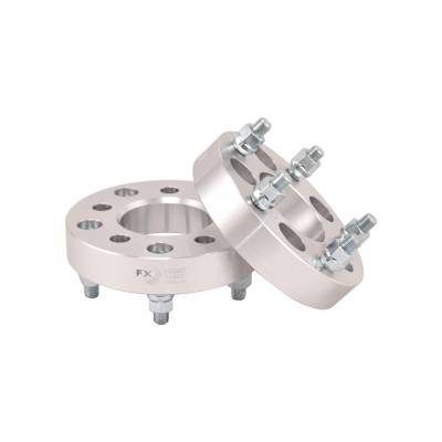 TrailFX - TrailFx W545004S 5x114.3 To 5x127 Adapter 1.25" Thick 1/2x20 Studs Silver Alum