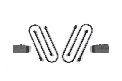 Zone Offroad - Zone Offroad ZOND1207 Rear 2" Block Kit 4" U-Bolts