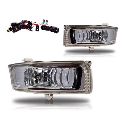 Winjet - Winjet CFWJ-0075-C Clear Fog Lights w/Wiring Kit for 05-06 Toyota Camry