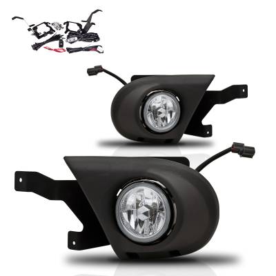 Winjet - Winjet CFWJ-0132-C Clear Replacement Fog Lights for 03-05 Honda Pilot