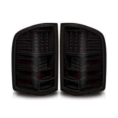 Winjet - Winjet CTWJ-0067-BS Black Smoke LED Taillights for 07-13 Chevy Silverado