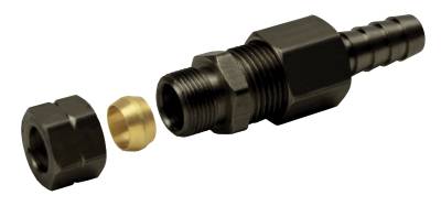 Derale - Derale 13032 3/8" Transmission Cooler Line To 3/8" Hose Barb Compression Fitting