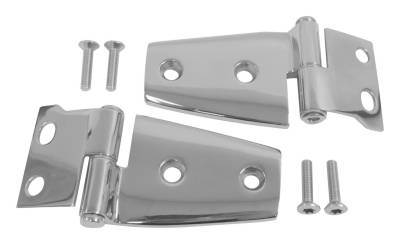 RT Offroad - RT Offroad RT34100 Stainless Steel Hood Hinge Kit for 07-18 Jeep JK Wrangler
